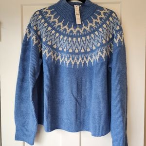 Blue JCREW Sweater size XL